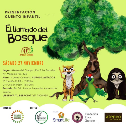PRESENTACIÓN CUENTO INFANTIL “EL LLAMADO DEL BOSQUE” – PLAZA PORTUGAL