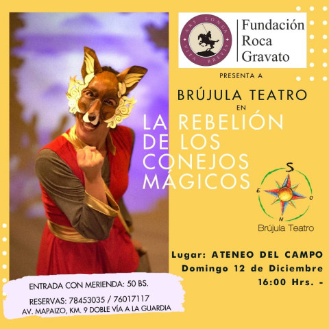 PRESENTACIÓN OBRA DE TEATRO “LA REBELIÓN DE LOS CONEJOS MÁGICOS” – SALÓN DE USO MÚLTIPLE